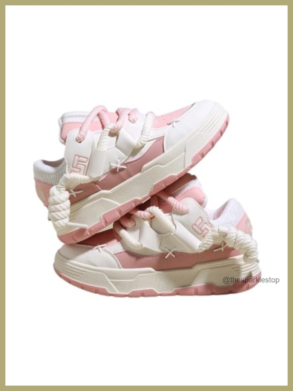 Y2K Chunky Sneakers Women Thick Sole Walking Shoes Cute Platform Kawaii Style
